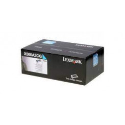 Lexmark X560A2CG Cyan Toner - 4000 Pages Standard Capacity Cartridge - for X560, X560de, X560dn, X560n
